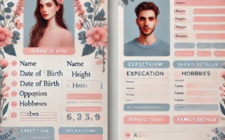 Marriage Bio Data Online Format 2025