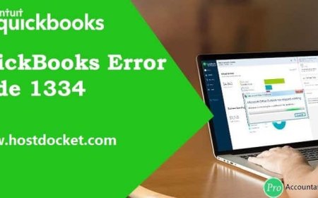 How to Resolve QuickBooks Error Code 1334?