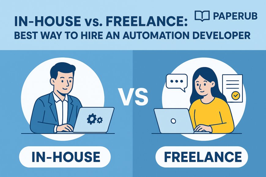 In-House vs. Freelance: Best Way to Hire an Automation Developer